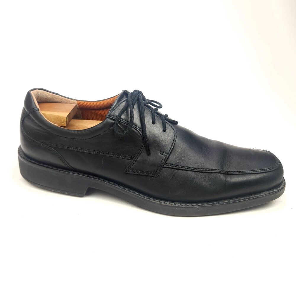 ECCO Seattle Genuine Leather Tie Men's Dress Shoe Size EU 47 US 13-13.5